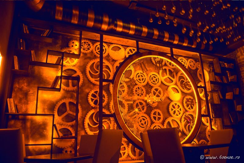 The Enigma Cafe, A New Steampunk Bar in Romania That Features Working  Kinetic Sculptures Within