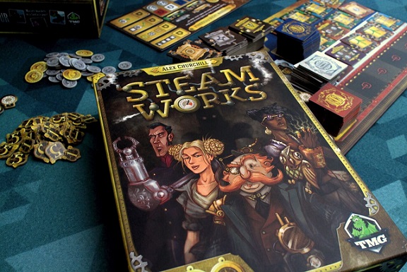 Steam works board game