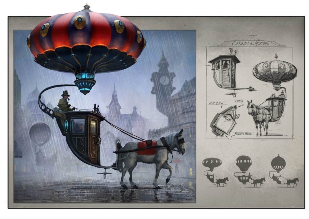 Steampunk-carriage