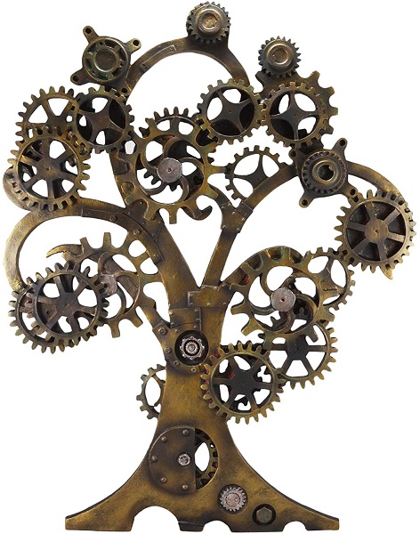 Steampunk tree of life
