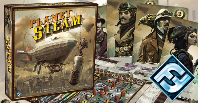 Planet steam steampunk board game