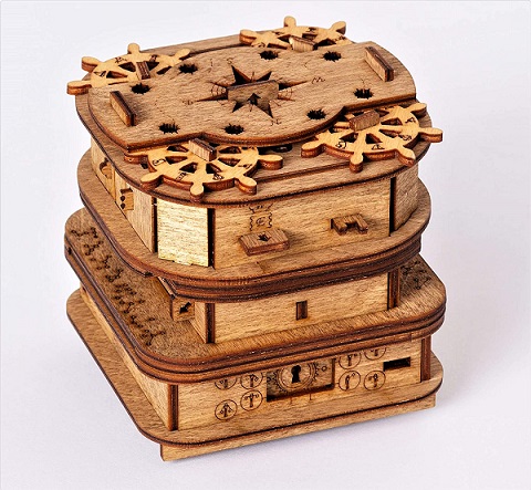 Davy Jones Locker steampunk puzzle box
