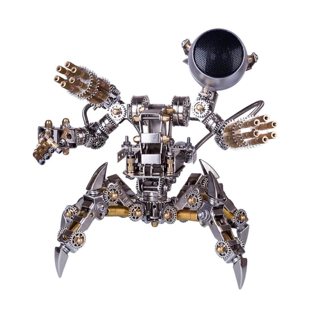 steampunk clockwork robot