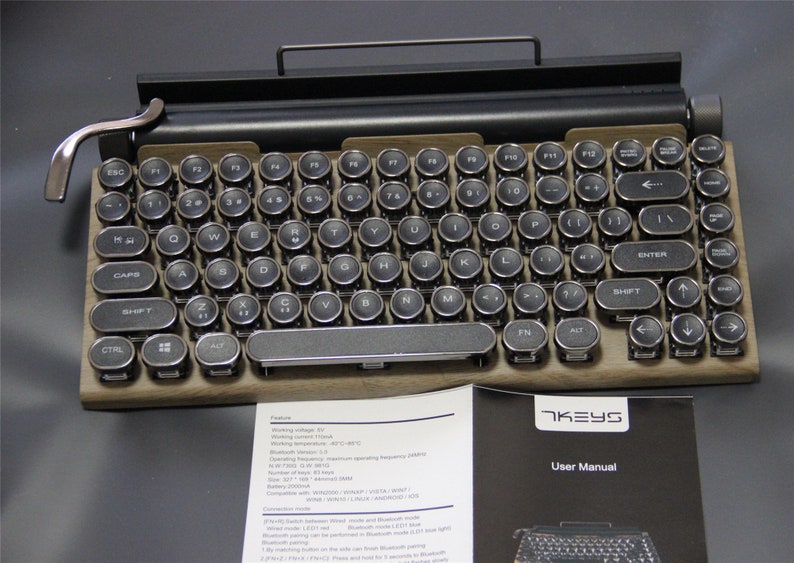 Typewriter keyboard