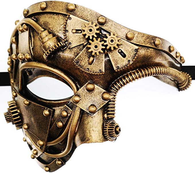 Steampunk Halloween Costume Masquerade Mask