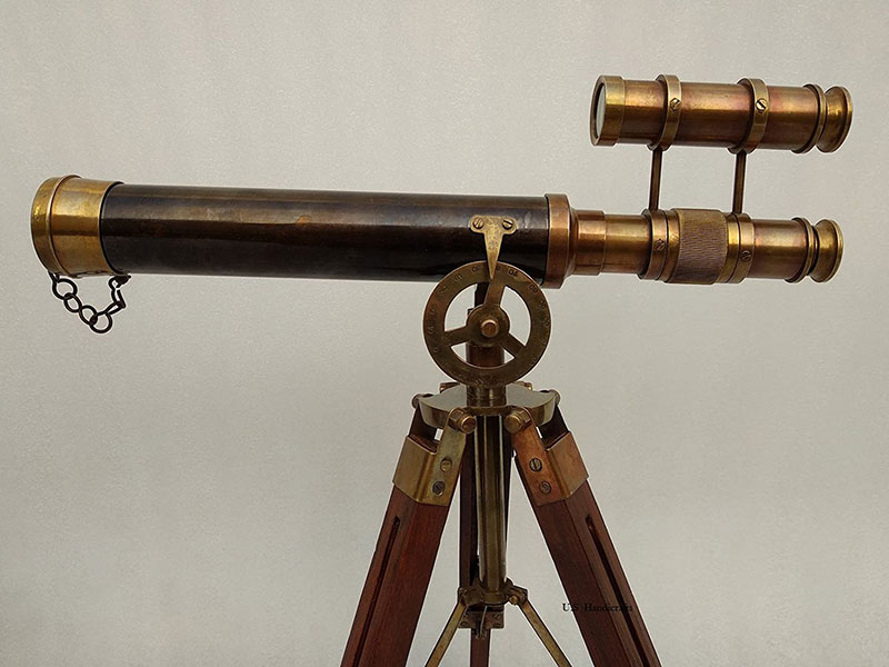 Double-Barrel steampunk telescope