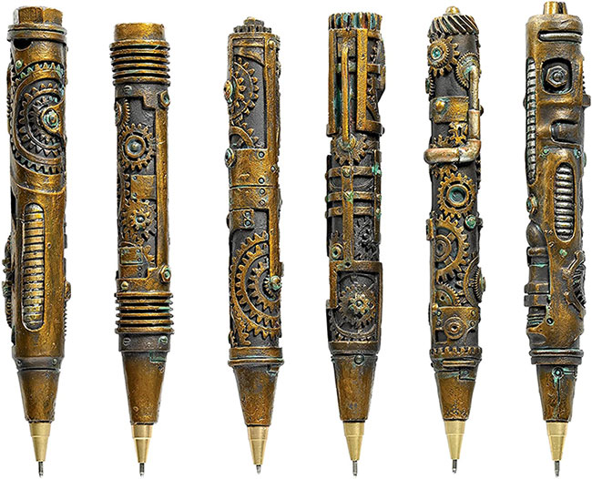 Steampunk pens