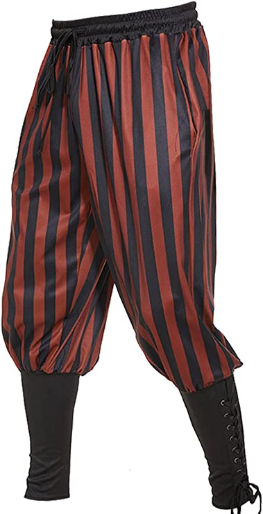 Ankle banded pirate pants