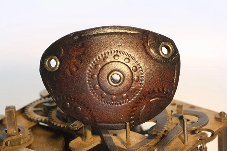 Steampunk pirate leather eyepatch