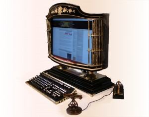 Steampunk Computer by Jake Von Slatt