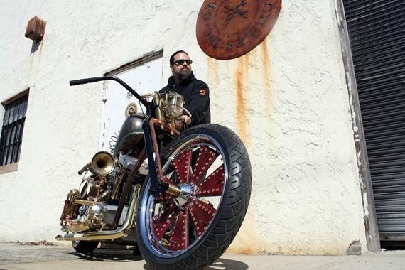 Copper mike cole steampunk motorcycles