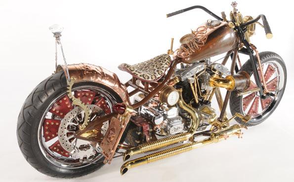 Copper mike steampunk motorcycles