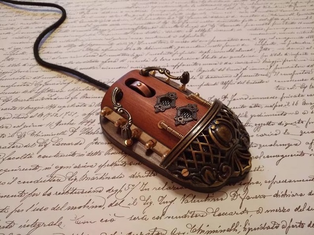 steampunk mouse detailed