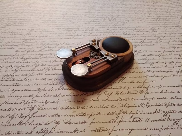 wireless antique steampunk mouse